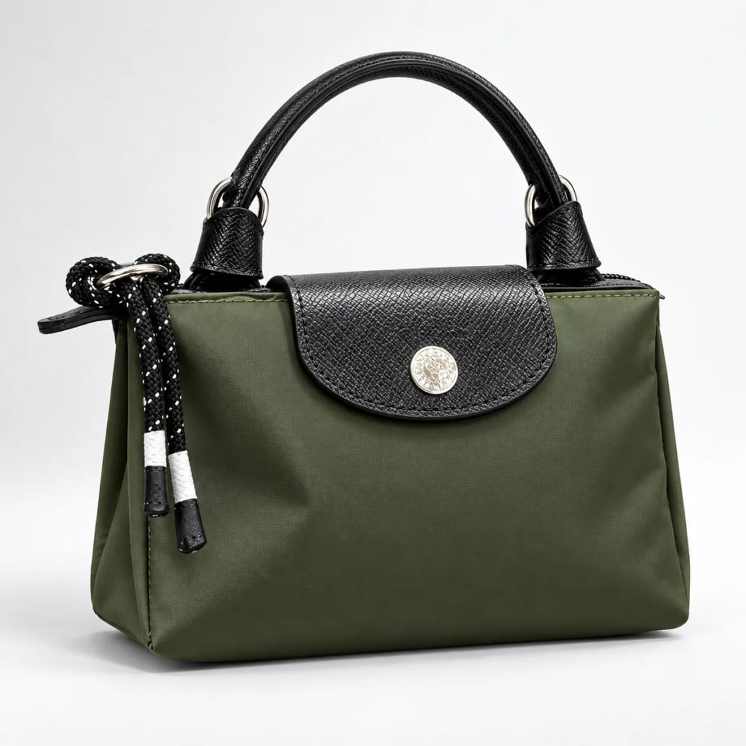 Longchamp Le Pliage Energy Mini Pouch Yeşil