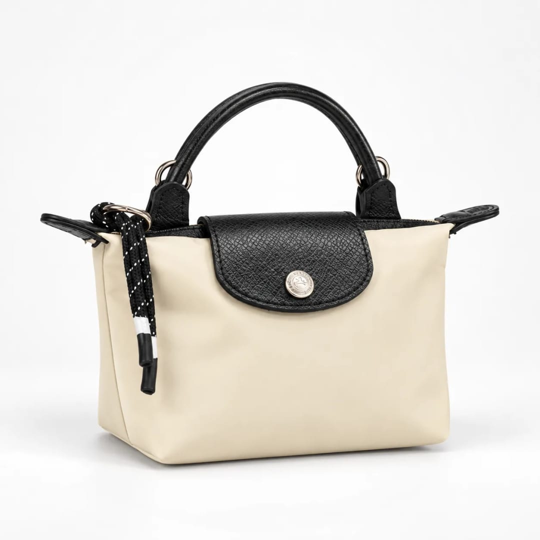 Longchamp Le Pliage Energy Mini Pouch Krem