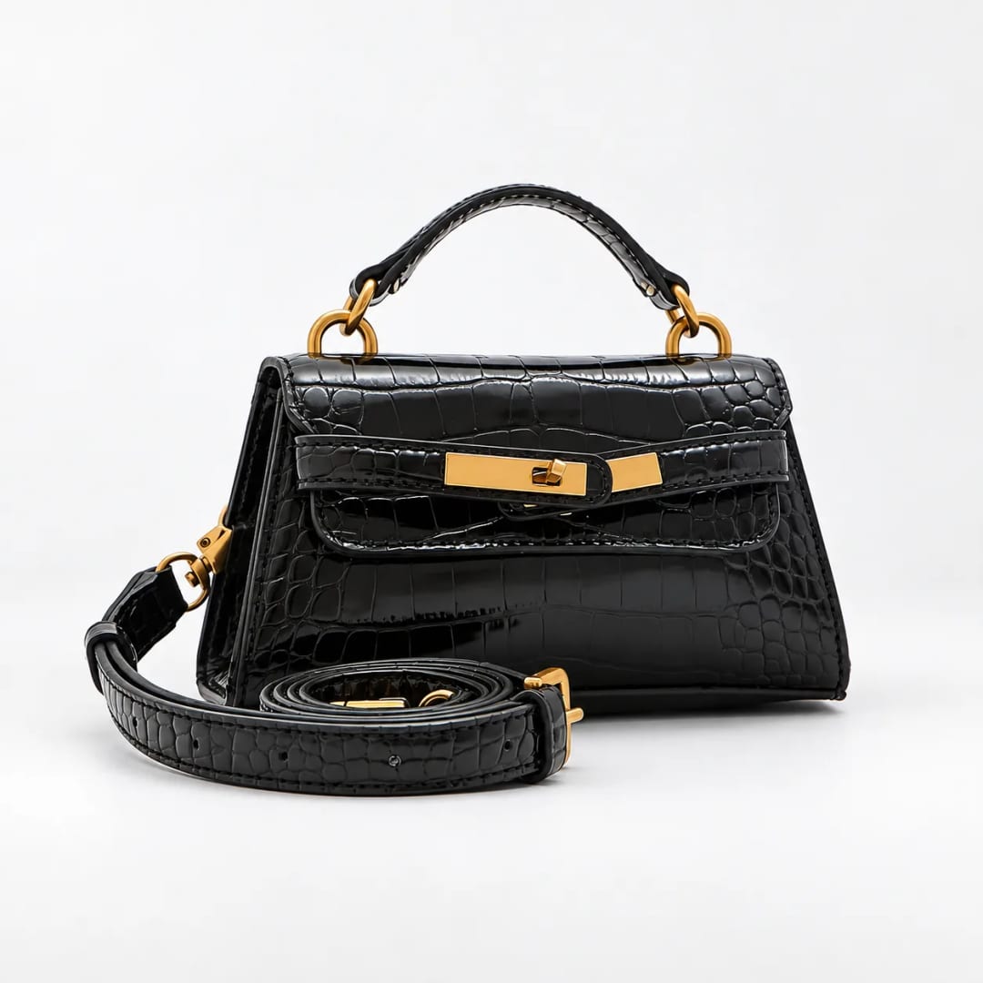 Guess Enisa Mini Satchel Black