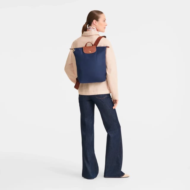 Longchamp Le Pliage Original M Backpack Navy
