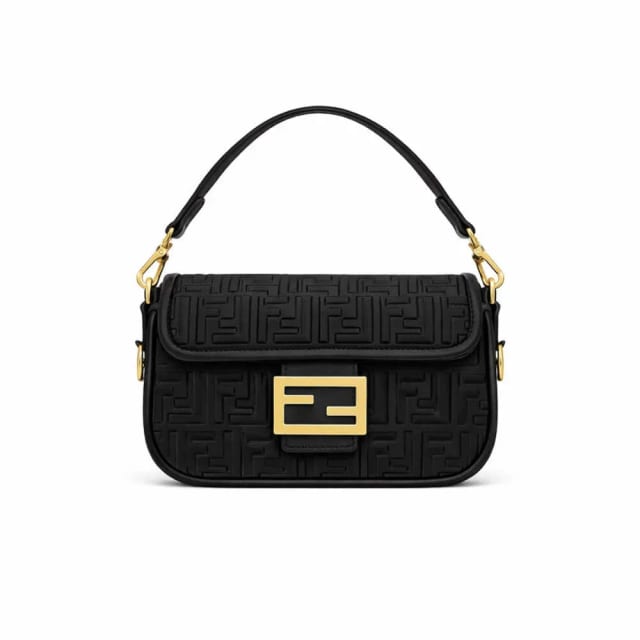 Fendi Baget Mini Bag Leather Black