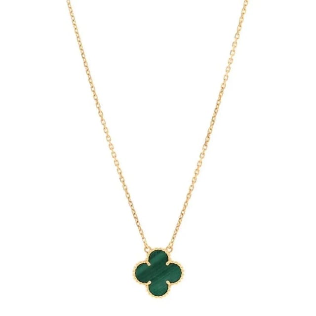 Van Cleef Kolye Gold – Yeşil
